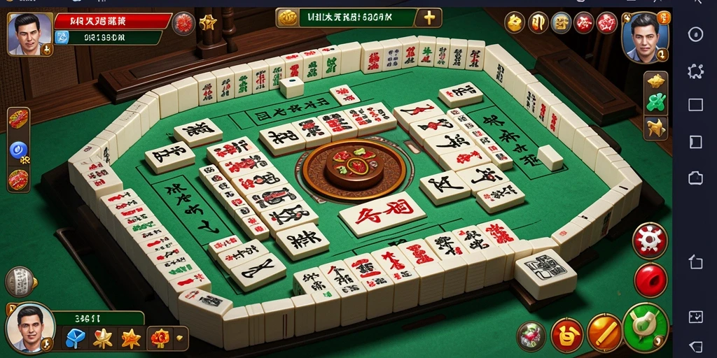 Screenshot 34R menampilkan keseruan gameplay Mahjong yang memikat.