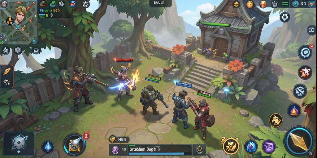 Tangkapan layar gameplay menarik dari BARU01 dengan aksi SLG.