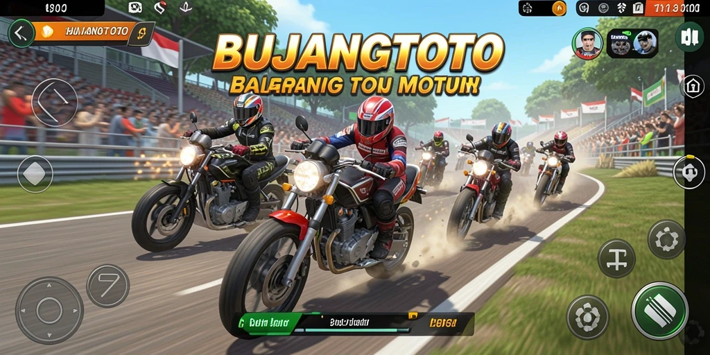 Gameplay seru dengan lintasan balapan yang menantang.