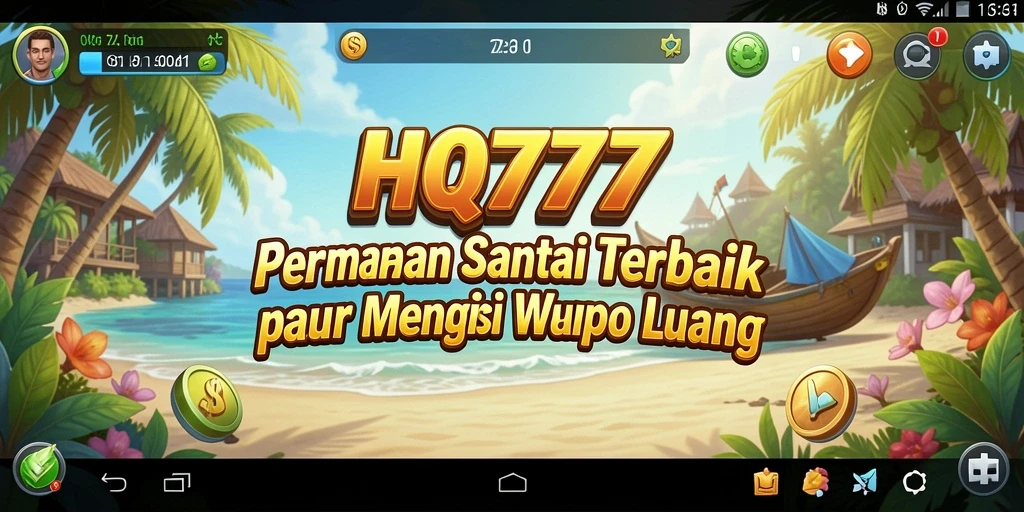 Tampilan gameplay HQ777 yang menarik dan penuh warna.