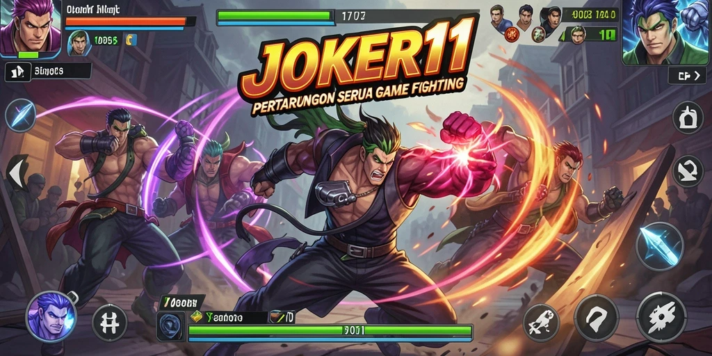 Screenshot gameplay <strong>JOKER11</strong> menampilkan aksi pertarungan yang mendebarkan.