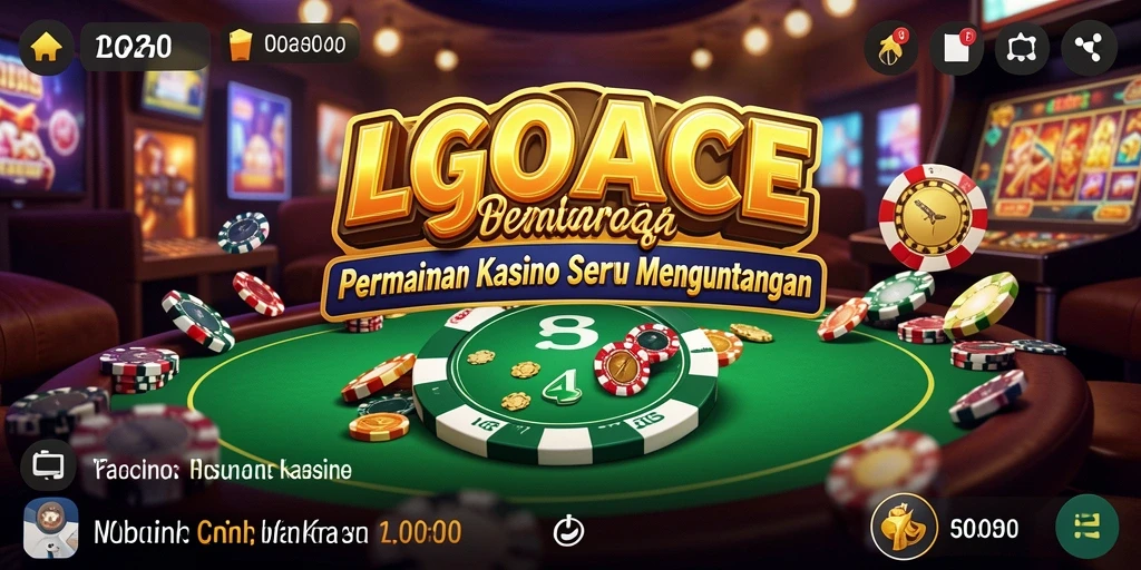 Tampilan gameplay LGOACE yang menarik saat bermain Kasino.