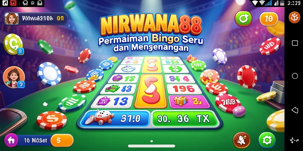 Gameplay seru NIRWANA88 dengan tema Bingo yang menantang.