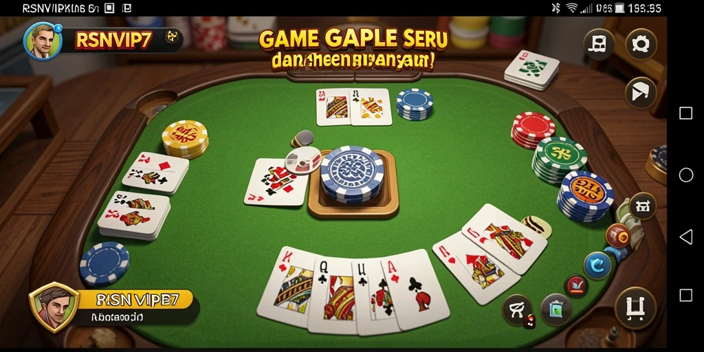 Tampilan gameplay Gaple yang seru dan interaktif di RSNVIP7.