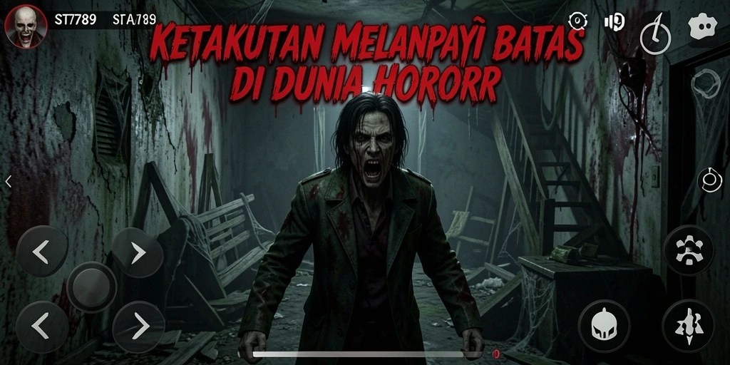 Tampilan gameplay ST789 yang menegangkan dengan suasana mencekam.
