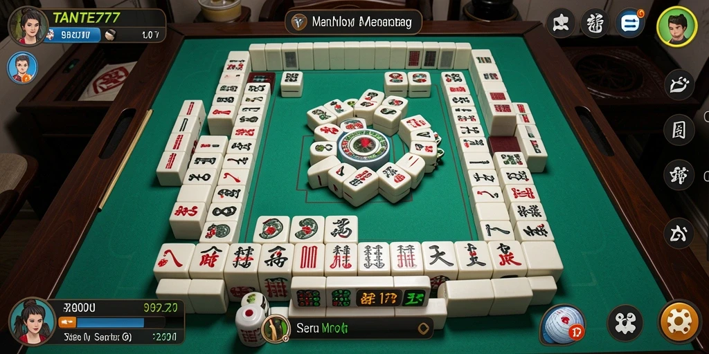 Screenshot gameplay TANTE777 yang menampilkan keseruan permainan Mahjong.
