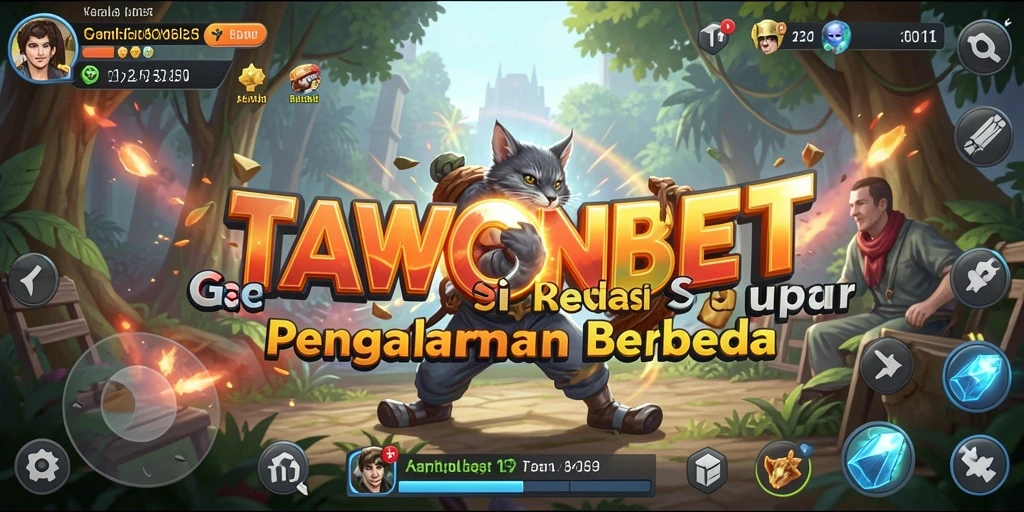 Screenshot utama TAWONBET menunjukkan pengalaman gameplay yang menarik dan interaktif.