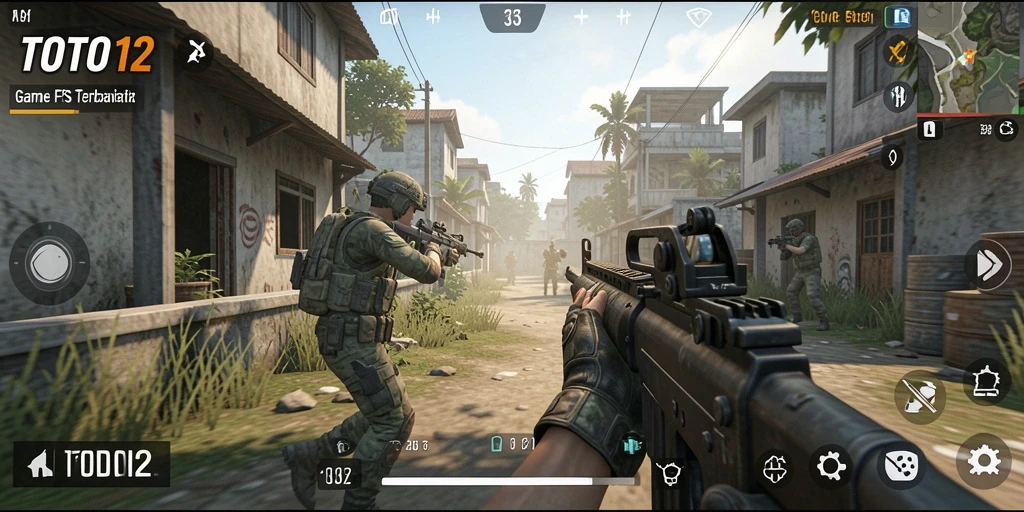Tampilan gameplay TOTO12 yang penuh aksi dan menegangkan.